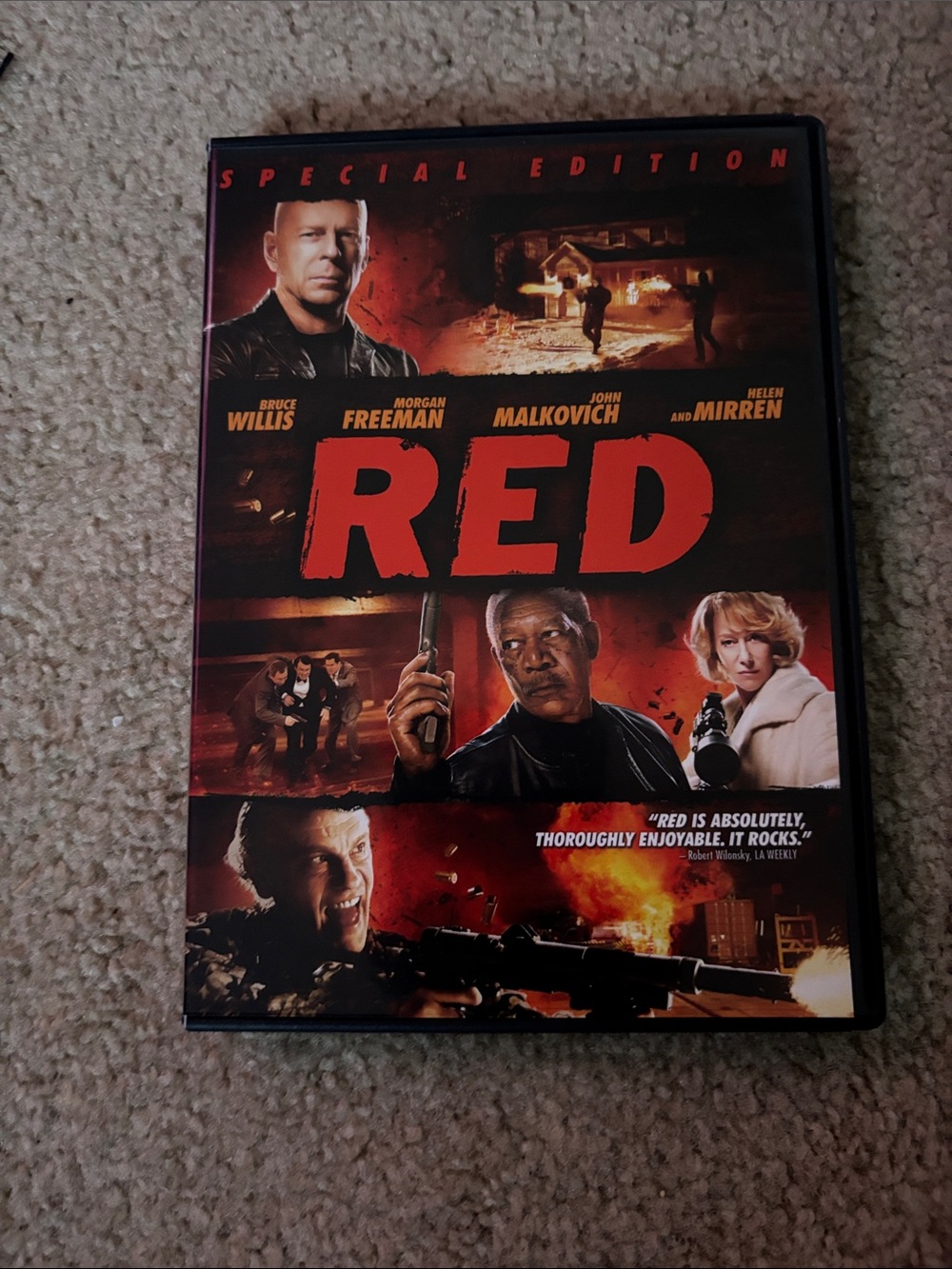 RED Special Edition DVD - Black and Red